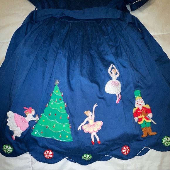 Kids Nutcracker Ballet Dress - Blue - Picture 2 of 3
